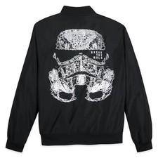 Disney Men's Star Wars Stormtrooper Bomber Jacket Coat Parks Store Size Medium