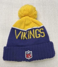 Minnesota Vikings New Era knit pom hat beanie Youth one size 