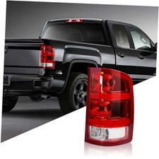 Tail Lights Assembly for 2007-2013 GMC Sierra 1500, Passenger Side Red Shell