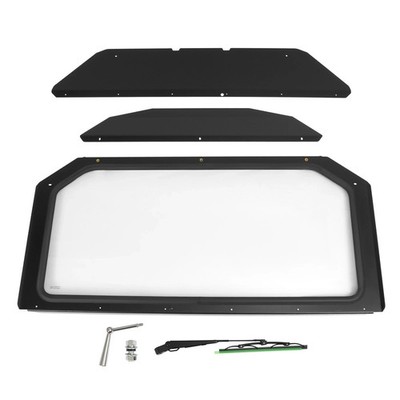 Front Glass Windshield w/ Wiper For  2017+ Can-Am Maverick X3 DS/RC ATV/UTV