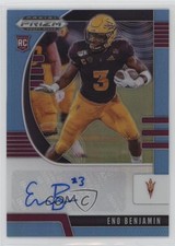 2020 Panini Prizm Draft Picks Rookies Carolina Blue 30/30 Eno Benjamin Auto 00ht