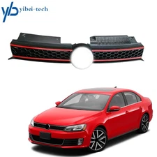 For Volkswagen Golf 2010-2013 Front Upper Grille Honeycomb Mesh Trim Grill