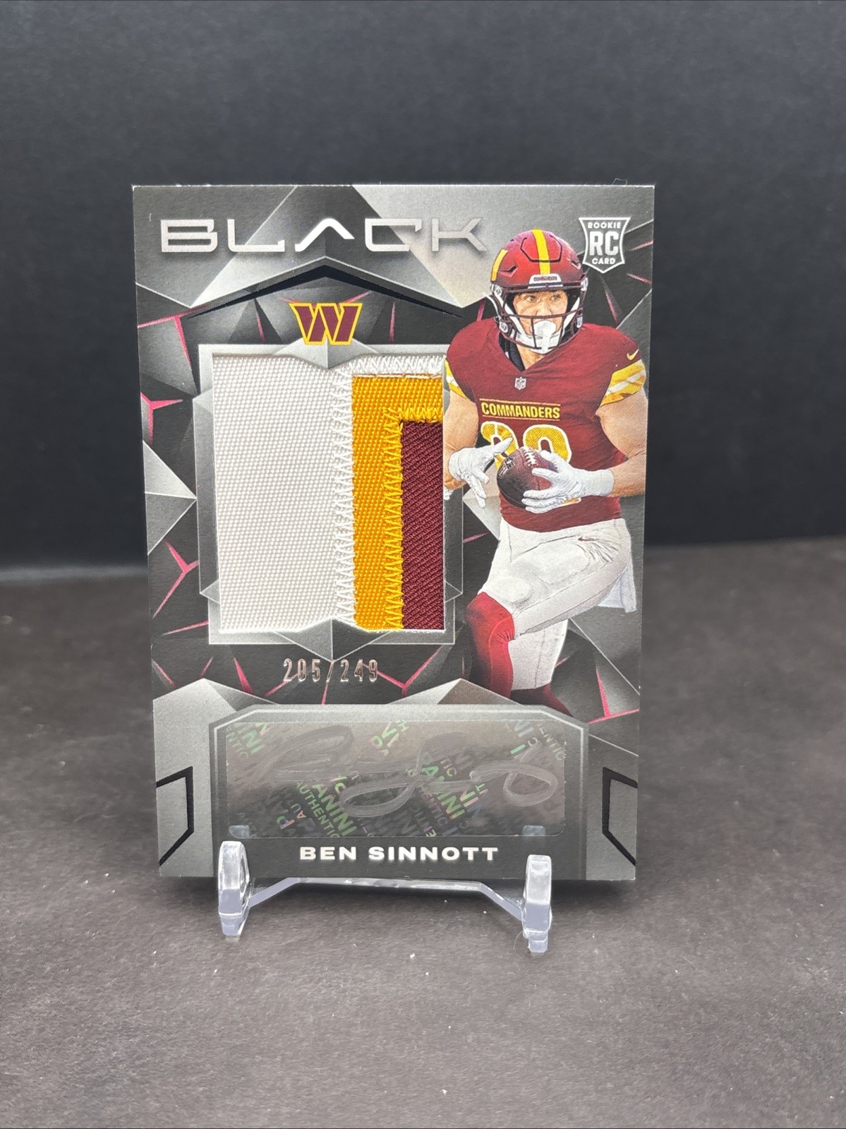 Ben Sinnott Panini Black #237 Patch Autograph