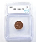 1932 Lincoln Wheat Cent MS65 RB ICG *8823