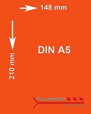 10 Blatt zinnober 90 g/m&sup2; A5 (148x210mm) Farbpapier Tonpapier bedruckbar Premium