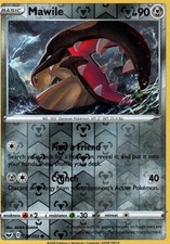 Mawile 129/202 Common Sword & Shield Pokemon Reverse Holo Near Mint