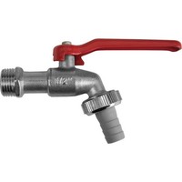 "Kugel-Auslaufventil Messing-Ventil 1/2\" 3/4\" Zoll Gewinde Mit Metallhebel ø14Mm"
