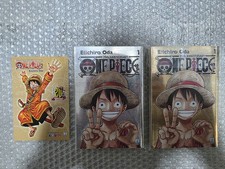 One Piece 1 GOLD + SILVER + CARTOLINA - Limited Edition Lucca - 20th Anniversary