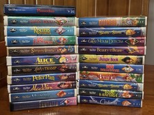 Walt Disney Black Diamond Classics VHS Collection Lot Of 20 Complete Set