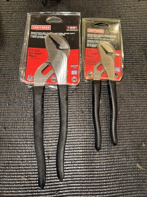 #ad #ad 2pc Sears Craftsman USA Sexy Nos 9.5” 7” Arc Joint Plier Set 45381 45385 $44.95