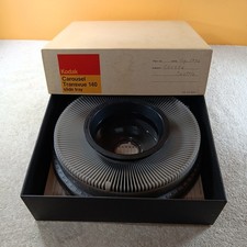 Kodak Carousel 140 Slide Tray In Original Box, with Slide List Card