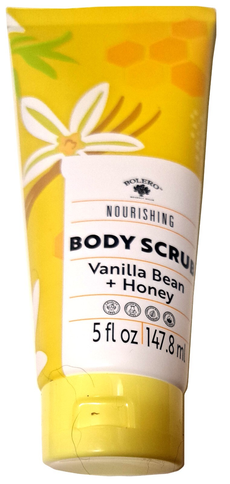 Bolero Beverly Hills Body Scrub Vanilla Bean + Honey 5 oz