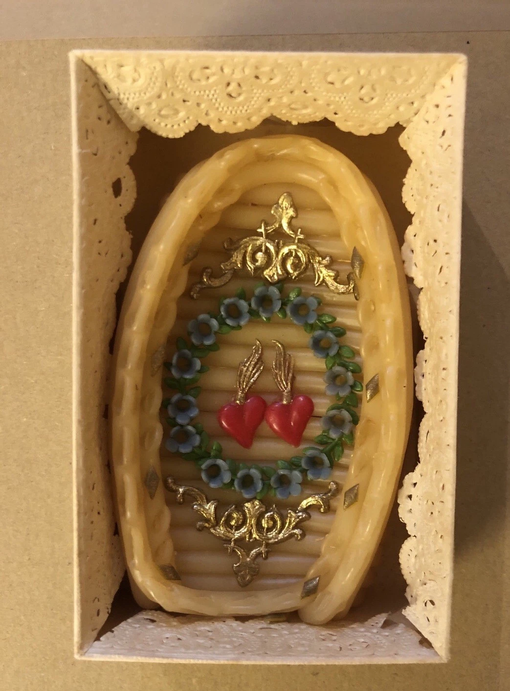 Traditionelles Wachsstöckel, Antik ca.12cm x 6 cm