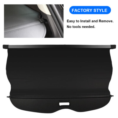 For 2011-2021 Grand Cherokee Retractable Trunk Cargo Cover Luggage Shade Shield