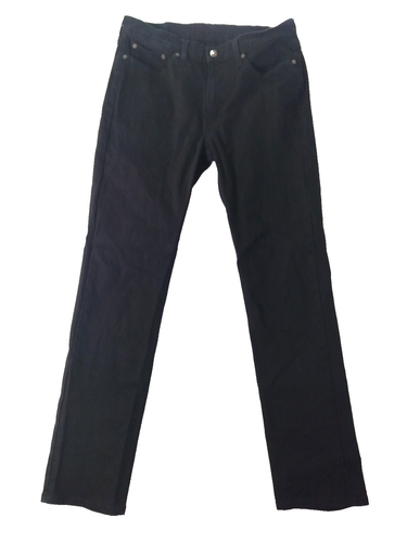 Levi's 514 Jeans Men's 32x34 Straight Fit Stretch Black Wash Denim Pants - Picture 4 of 7