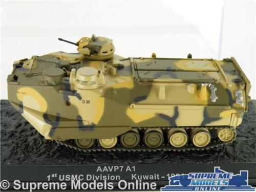 AAVP7 A1 MODELO TANQUE EJÉRCITO MILITAR KUWAIT 1991 DIVISIÓN USMC ESCALA 1:72 IXO K8 - Imagen 2 de 5