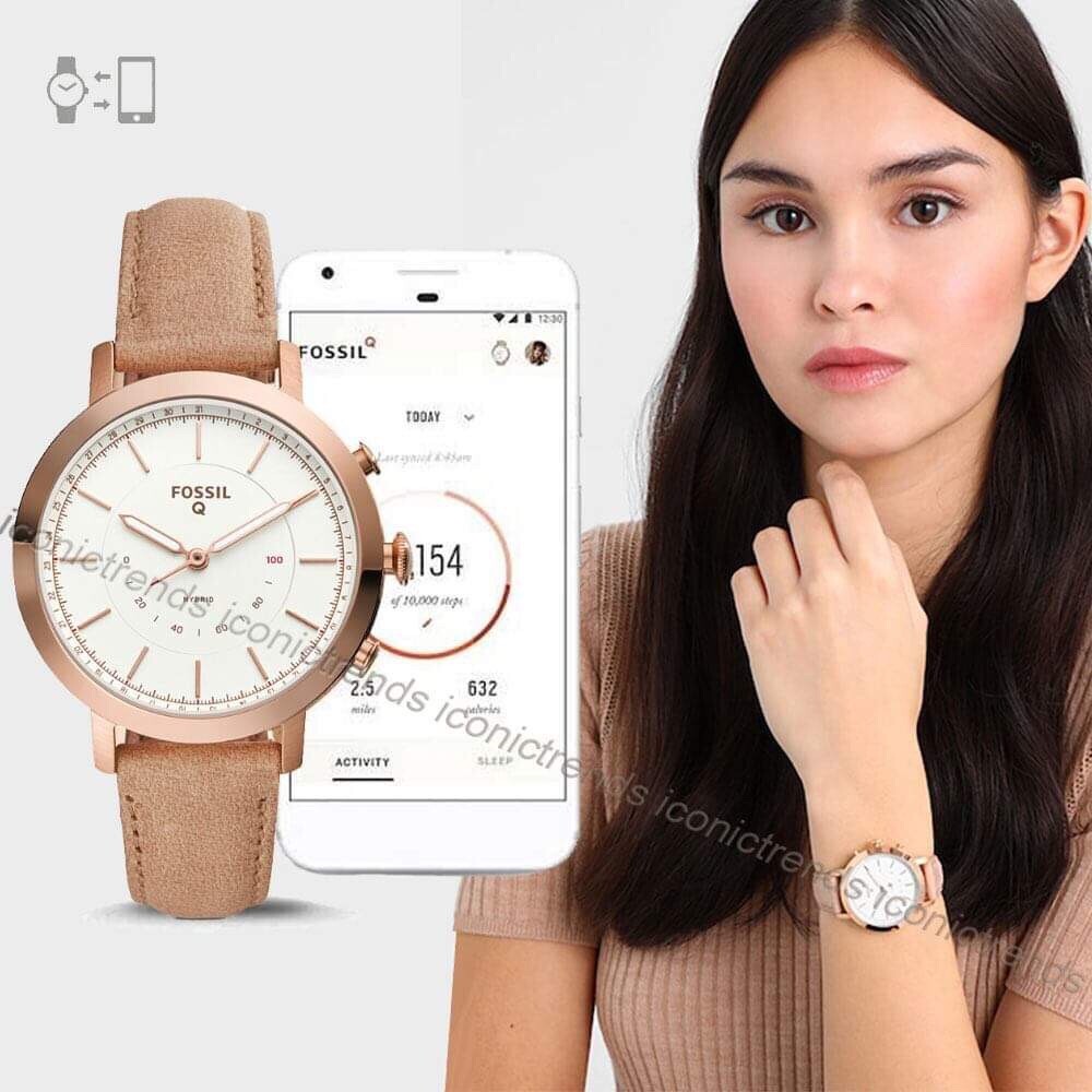 NWT 🍂 Fossil FTW5007 Q NEELY Stainless - tiendamia.com