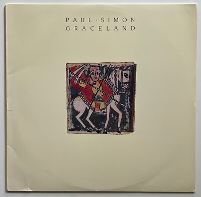 ORIGINAL Vtg 1986 PAUL SIMON Album GRACELAND Record w Inner Lp