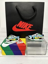 Nike SB Dunk Sneaker Keychain with Shoe Box 3D Gift/Charm High Quality