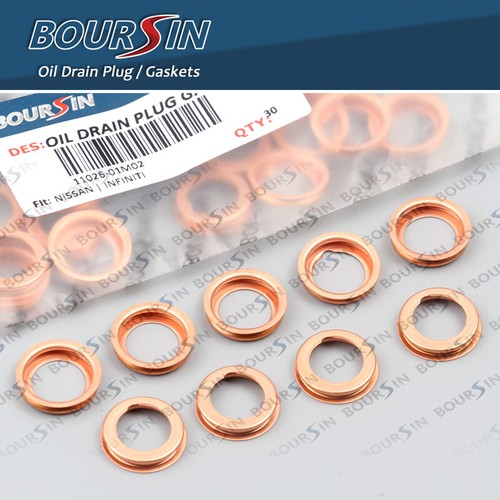 Copper Oil Drain Plug Gaskets For Nissan Pack of 30 eBay