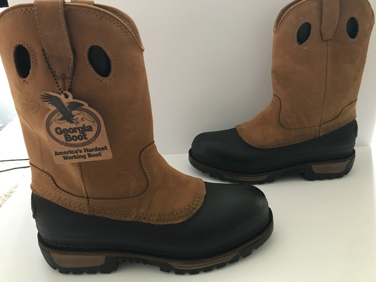 Georgia Boot Muddog Work Shoe - Scarpa Da Lavoro Uomo In Pelle Impermeabile - 2