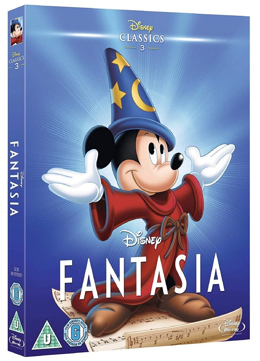 FANTASIA [Blu-ray] (1940) Disney Animated Original Classic Movie