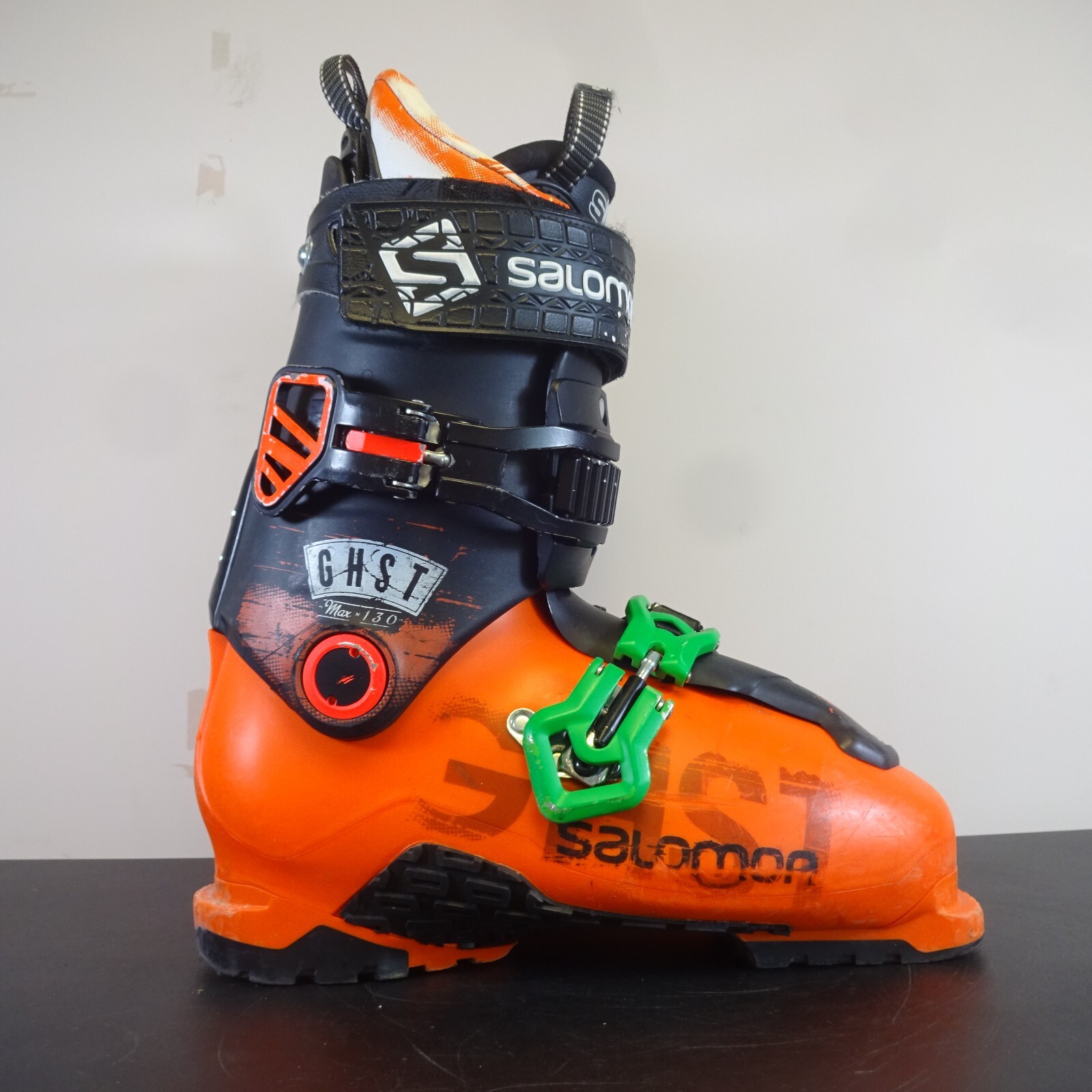 Scarponi da sci Salomon uomo taglia 8 5 Ghost Max 130 scarpe da ginnastica clip sci neve