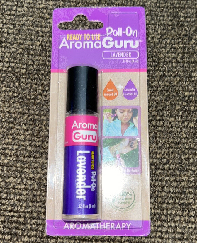 Roll On Aroma Guru Aromatherapy Lavender Essential Oil Pure & Natural