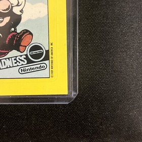 1989 Topps Nintendo Game Packs #1 Super Mario Bros 2 Sticker NES Mint