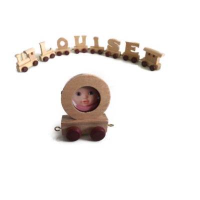 Bebe Nom Cadeau En Bois Jouet Train Des Lettres Pour Personnalise Bebe Nom Train Ebay
