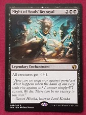 Magic The Gathering ICONIC MASTERS NIGHT OF SOULS' BETRAYAL black card MTG