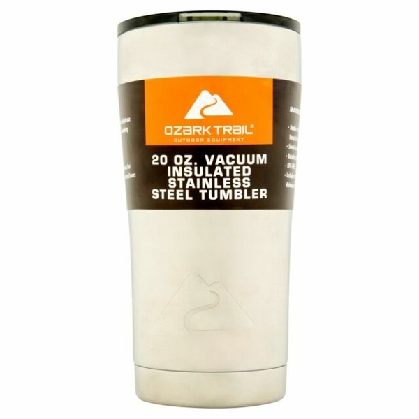 Ozark Trail 83462 20 oz Vacuum Thermos Container Silver for sale