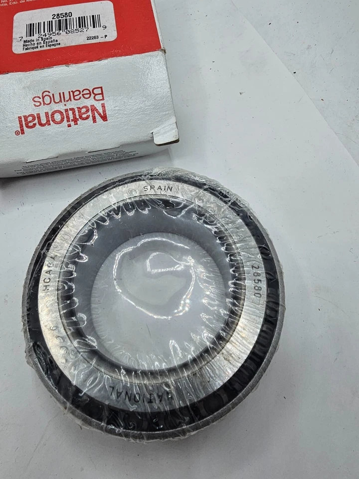 Cojinete de rueda exterior del lado del conductor delantero National 28580 para camioneta Dodge W200 57-68 Foto 2 de 4