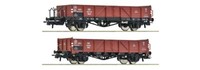 Roco 6600150, 2Tlg. Set Offener GüTerwagen, Pkp, Neu & Ovp, H0