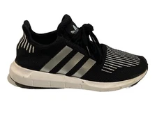 Adidas Swift Running Shoes Mens Size 7 Black and Grey EUC