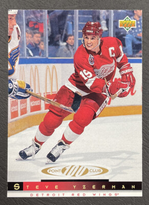 1993-94 Upper Deck Hockey #227 Steve Yzerman 100 - Detroit Red