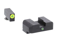 Ameriglo Green Tritium I-DOT Sets LumiGreen Outline Front for Glock GL-301