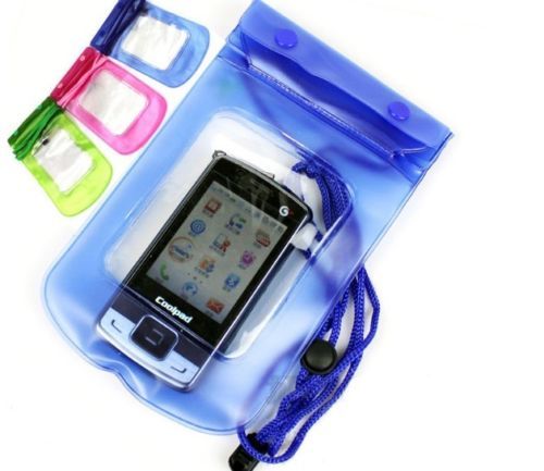 FUNDA BOLSA IMPERMEABLE PARA MOVIL SUMERGIBLE ACUATICA iPhone Samsung Huawei,etc