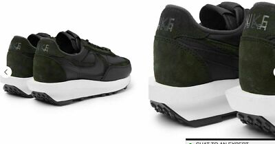 SACAI X NIKE LDWAFFLE BLACK TRAINERS SNEAKERS SCHUHE TURNSCHUHE