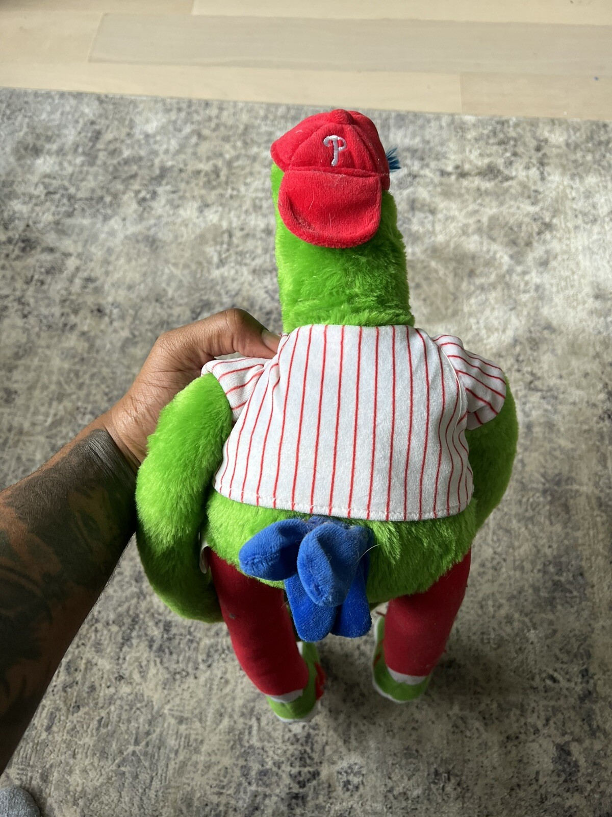 VINTAGE Philadelphia Phillies Fanatic Old Stuffed Animal Plush Toy w