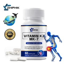 Vitamin K2 Supplement 200mcg -Vitamin K2 MK7 Supports Bone & Heart Health