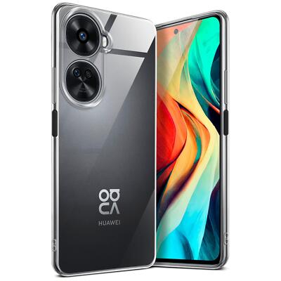 Hülle für Huawei nova 12 SE Schutzhülle Silikon Case Cover Schutz Transparent
