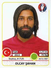 Panini sticker football European Championship Euro 2016 No. 422 Olcay Sahan Türkiye image new product