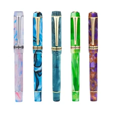 Kaigelu 316A Celluloid Fountain Pen EF/F/M Nib, Beautiful Acrylic Writing Pen