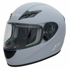 Zamp H75915FM Helmet Full Face Gray Matte Moisture-Wicking Liner Snell Medium