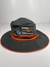 Telstra Rally Australia bucket hat cap grey 57cm UVPF 50+ unisex adult