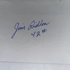 Jim Ridlon 1957 San Francisco 49ers Signed 3x5 Index Card