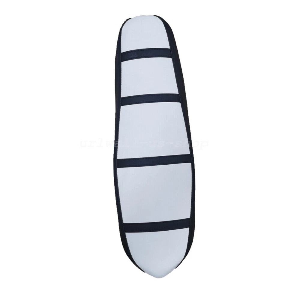 URLWALL Center White Trim Black Ribbed Grip Seat Cover Fits Sur-Ron TALARIA - Image 3 of 4