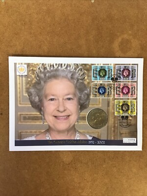 The Queen s Golden Jubilee 1952-2002 Medal Cover