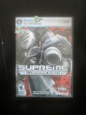 Supreme Commander (Windows PC, 2007) with map, manual, and key codes ~ trl8#29